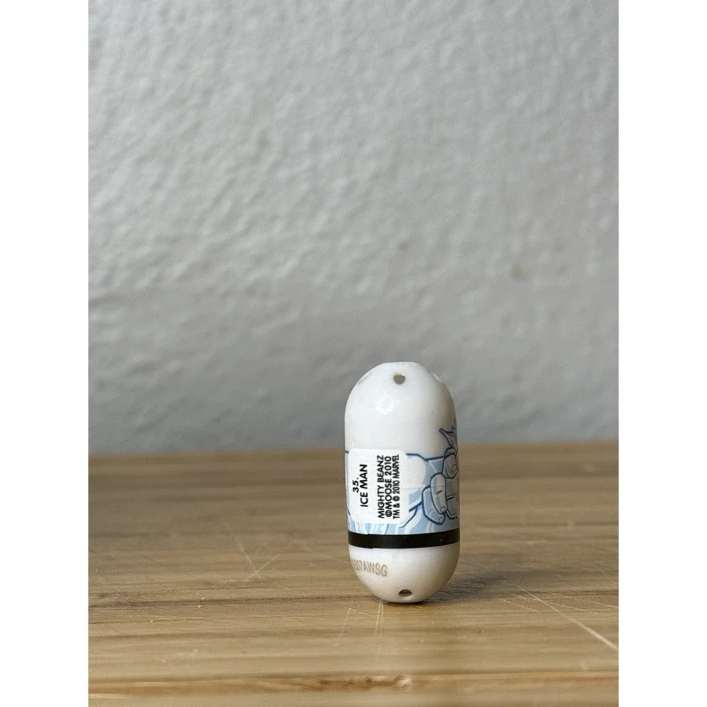 2010 Marvel Mighty Beanz - #35 Ice Man